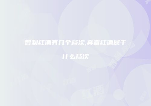 智利红酒有几个档次,奔富红酒属于什么档次