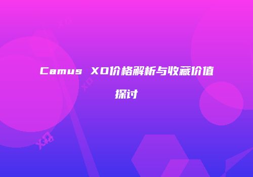 Camus XO价格解析与收藏价值探讨