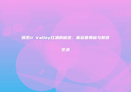 探索ii Valley红酒的秘密：葡萄园奥秘与酿造艺术