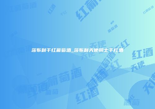 莎布利干红葡萄酒_莎布利天使骑士干红酒