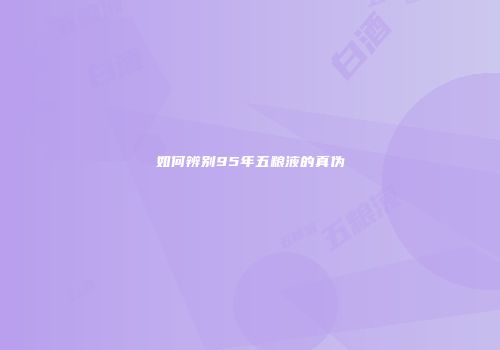 如何辨别95年五粮液的真伪