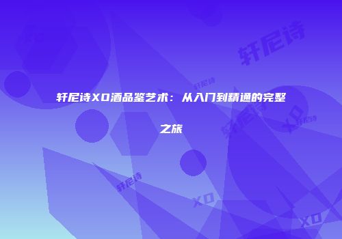 轩尼诗XO酒品鉴艺术：从入门到精通的完整之旅