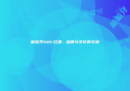 葡萄牙DOC红酒：品质与文化的交融