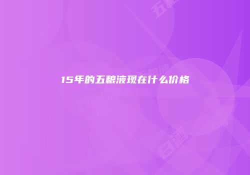 15年的五粮液现在什么价格