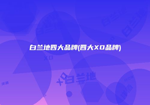 白兰地四大品牌(四大XO品牌)