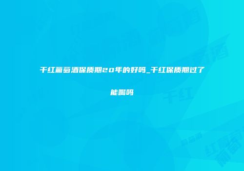干红葡萄酒保质期20年的好吗_干红保质期过了能喝吗
