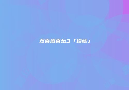双喜酒喜坛3「珍藏」
