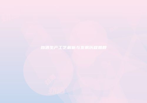 劲酒生产工艺解析与发展历程回顾
