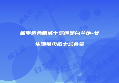新手适合喝威士忌还是白兰地-女生喝多少威士忌会晕
