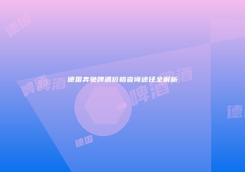 德国奔驰啤酒价格查询途径全解析