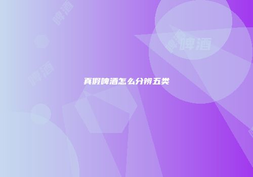 真假啤酒怎么分辨五类