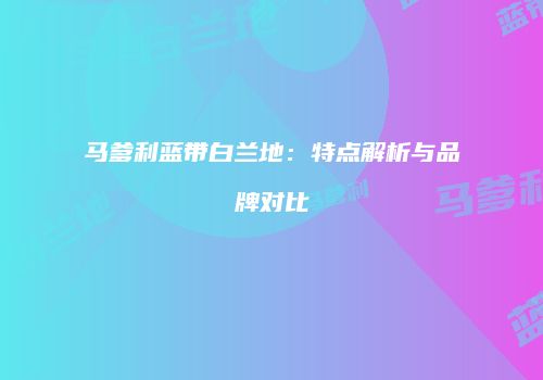 马爹利蓝带白兰地：特点解析与品牌对比
