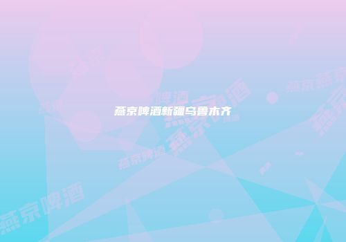 燕京啤酒新疆乌鲁木齐