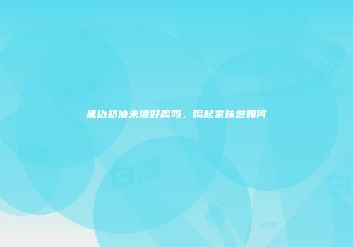 延边奶油米酒好喝吗，喝起来味道如何