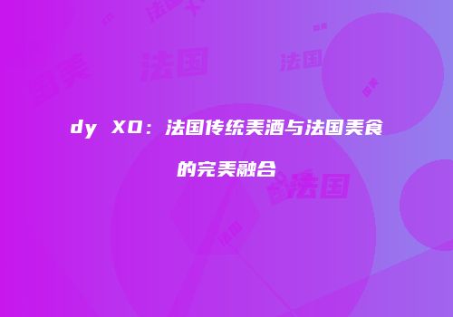 dy XO：法国传统美酒与法国美食的完美融合