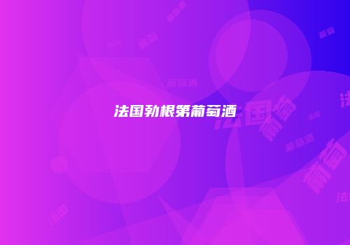 法国勃根第葡萄酒