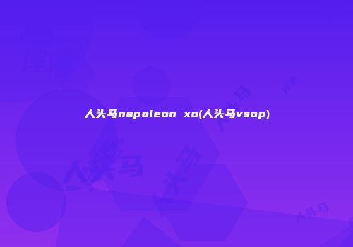 人头马napoleon xo(人头马vsop)
