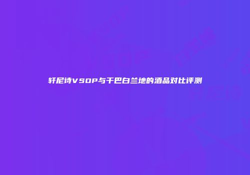 轩尼诗VSOP与干巴白兰地的酒品对比评测