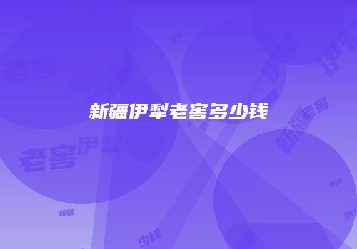 新疆伊犁老窖多少钱