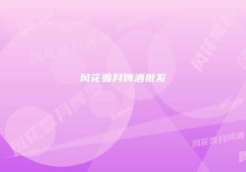 风花雪月啤酒批发