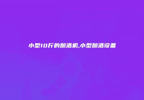 小型10斤的酿酒机,小型酿酒设备