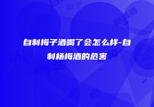 自制梅子酒喝了会怎么样-自制杨梅酒的危害