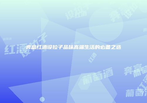 奔富红酒设拉子品味高端生活的必备之选