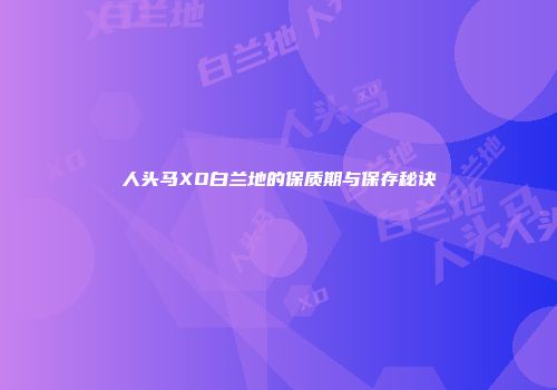 人头马XO白兰地的保质期与保存秘诀