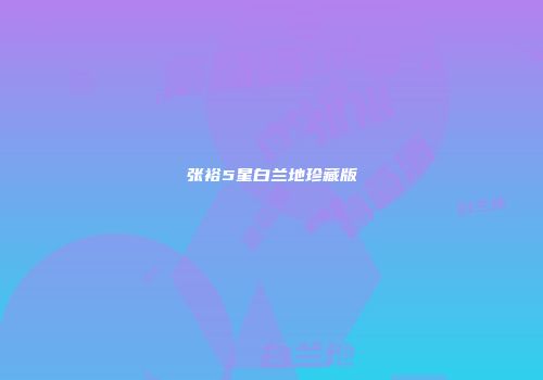 张裕5星白兰地珍藏版