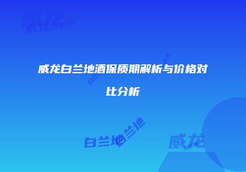 威龙白兰地酒保质期解析与价格对比分析
