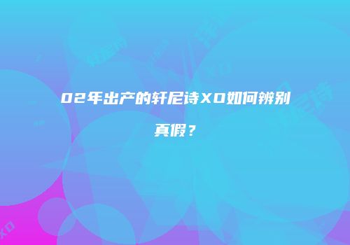 02年出产的轩尼诗XO如何辨别真假？
