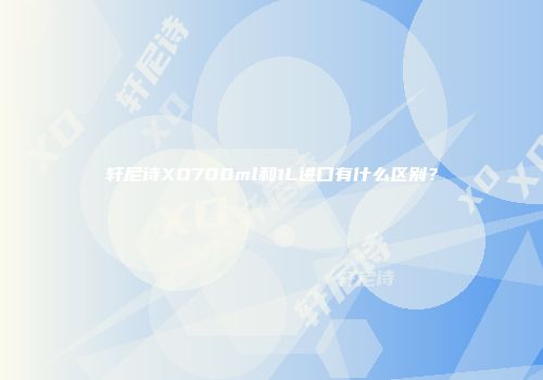 轩尼诗XO700ml和1L进口有什么区别？