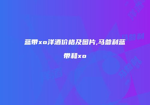 蓝带xo洋酒价格及图片,马爹利蓝带和xo