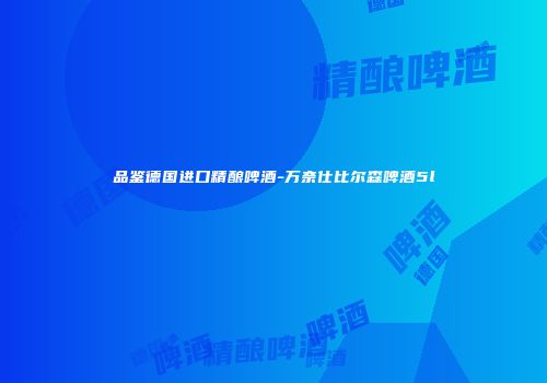品鉴德国进口精酿啤酒-万奈仕比尔森啤酒5l