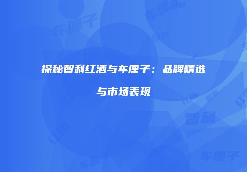 探秘智利红酒与车厘子：品牌精选与市场表现