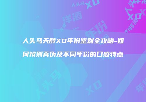 人头马天醇XO年份鉴别全攻略-如何辨别真伪及不同年份的口感特点
