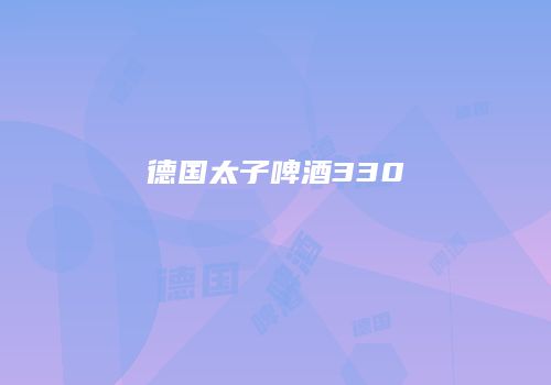 德国太子啤酒330