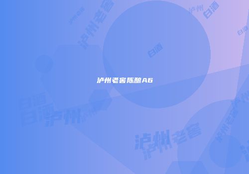 泸州老窖陈酿A6