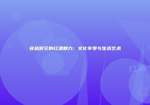 穿越时空的红酒魅力：文化享受与生活艺术