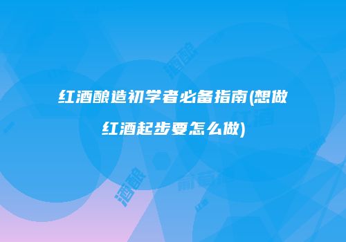 红酒酿造初学者必备指南(想做红酒起步要怎么做)