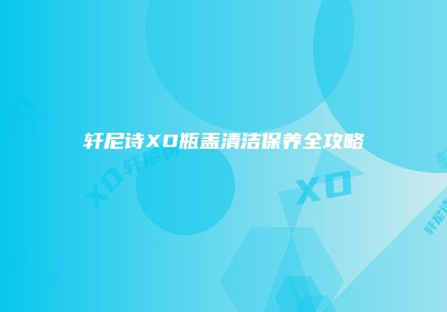 轩尼诗XO瓶盖清洁保养全攻略