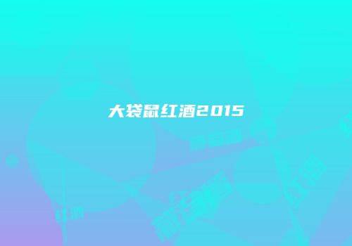 大袋鼠红酒2015