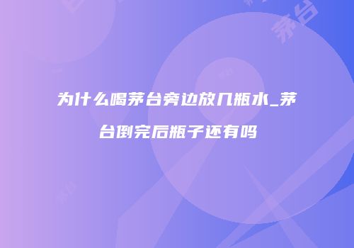 为什么喝茅台旁边放几瓶水_茅台倒完后瓶子还有吗