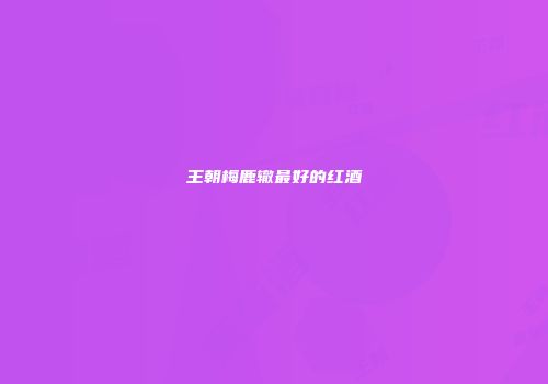 王朝梅鹿辙最好的红酒