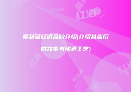 索利多红酒品牌介绍(介绍其背后的故事与酿造工艺)