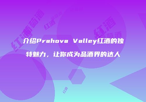 介绍Prahova Valley红酒的独特魅力，让你成为品酒界的达人