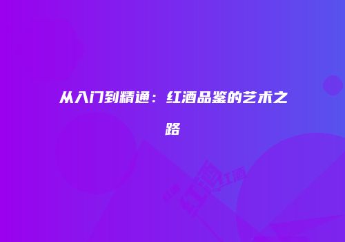 从入门到精通：红酒品鉴的艺术之路