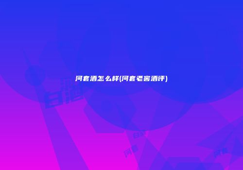 河套酒怎么样(河套老窖酒评)