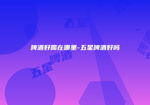 啤酒好喝在哪里-五星啤酒好吗