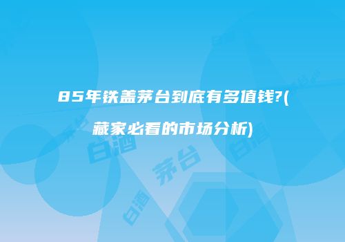 85年铁盖茅台到底有多值钱?(藏家必看的市场分析)